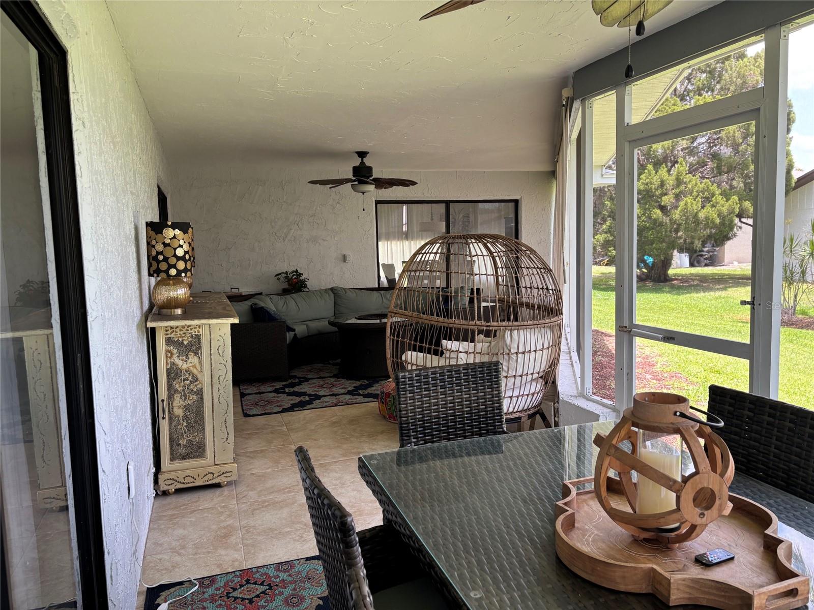 Rear lanai area
