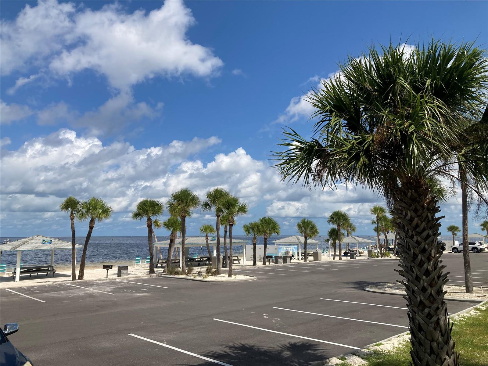 Private beach for residents