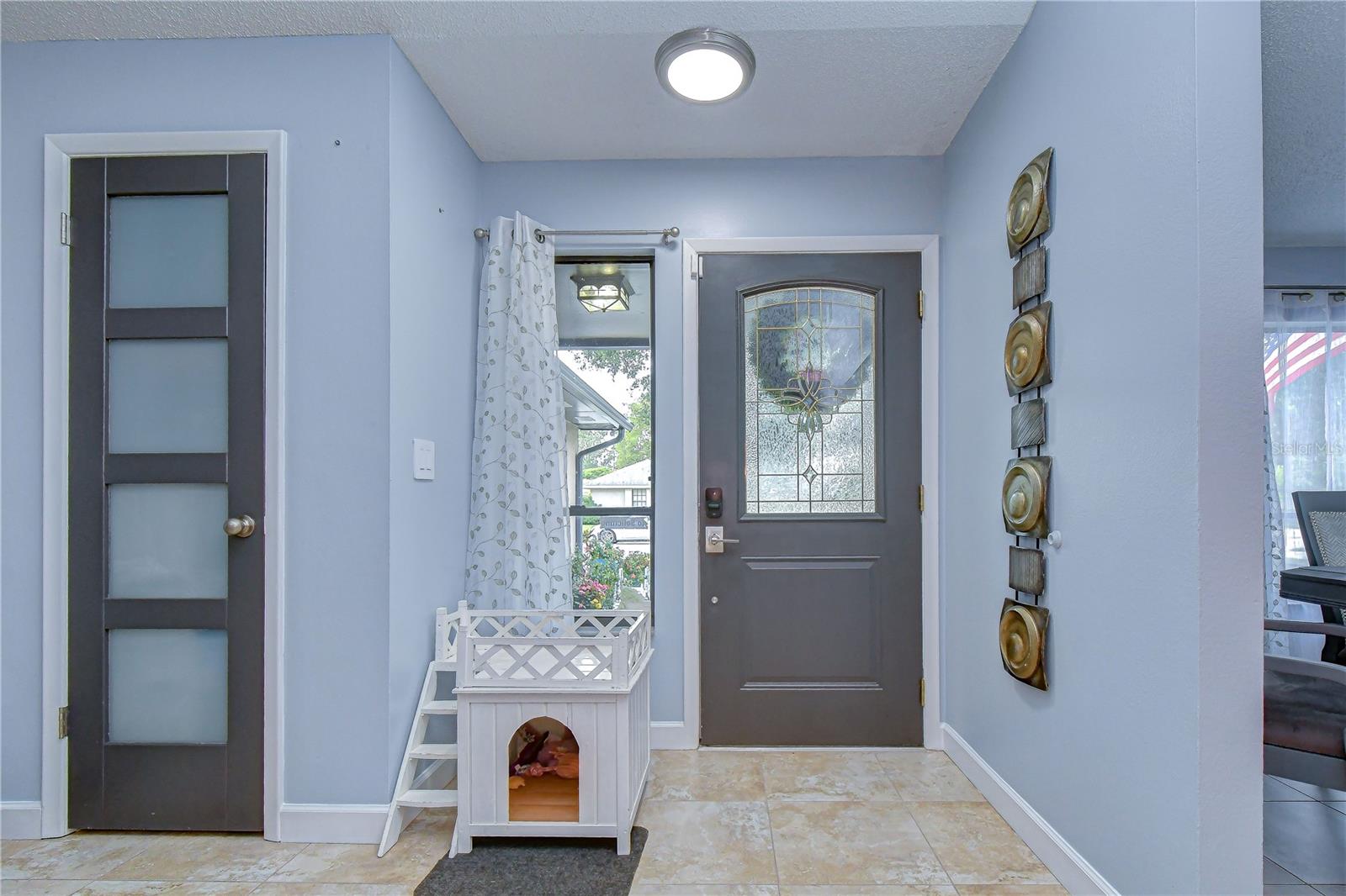 Inside entry view towards front door