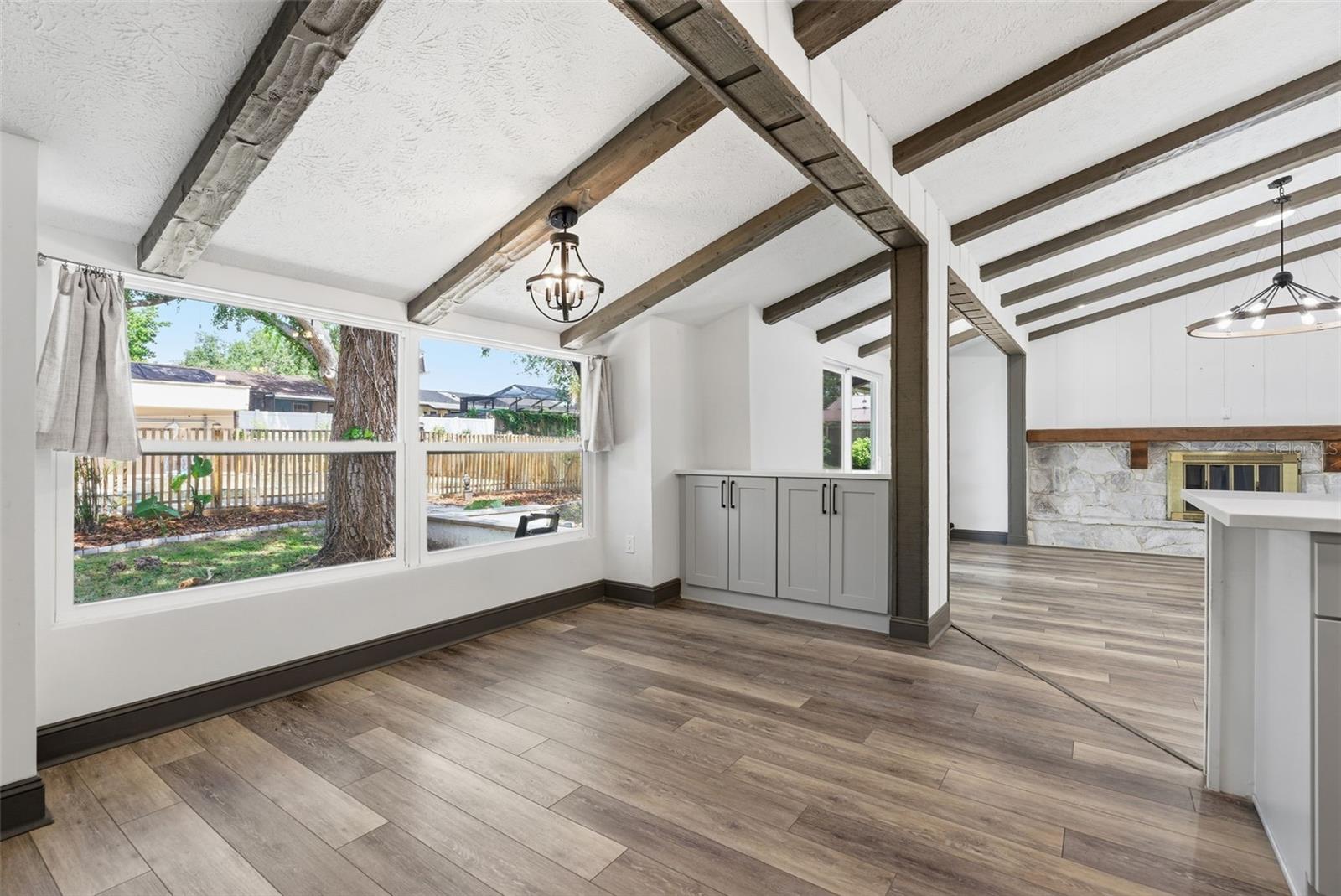 Breakfast Nook to Family Room