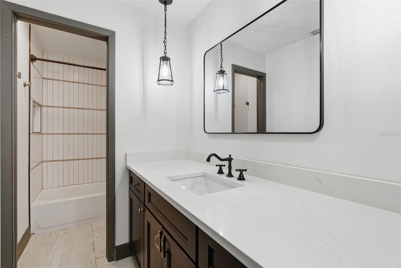 Bathroom 2 with private shower/toilet area