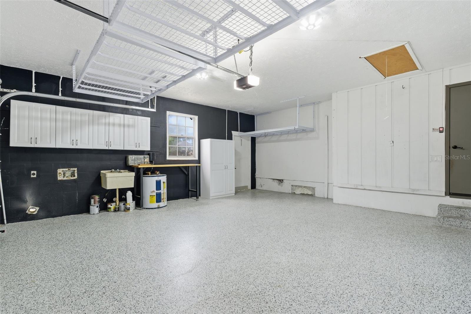 2 car Garage with sealed floor and tons of space!