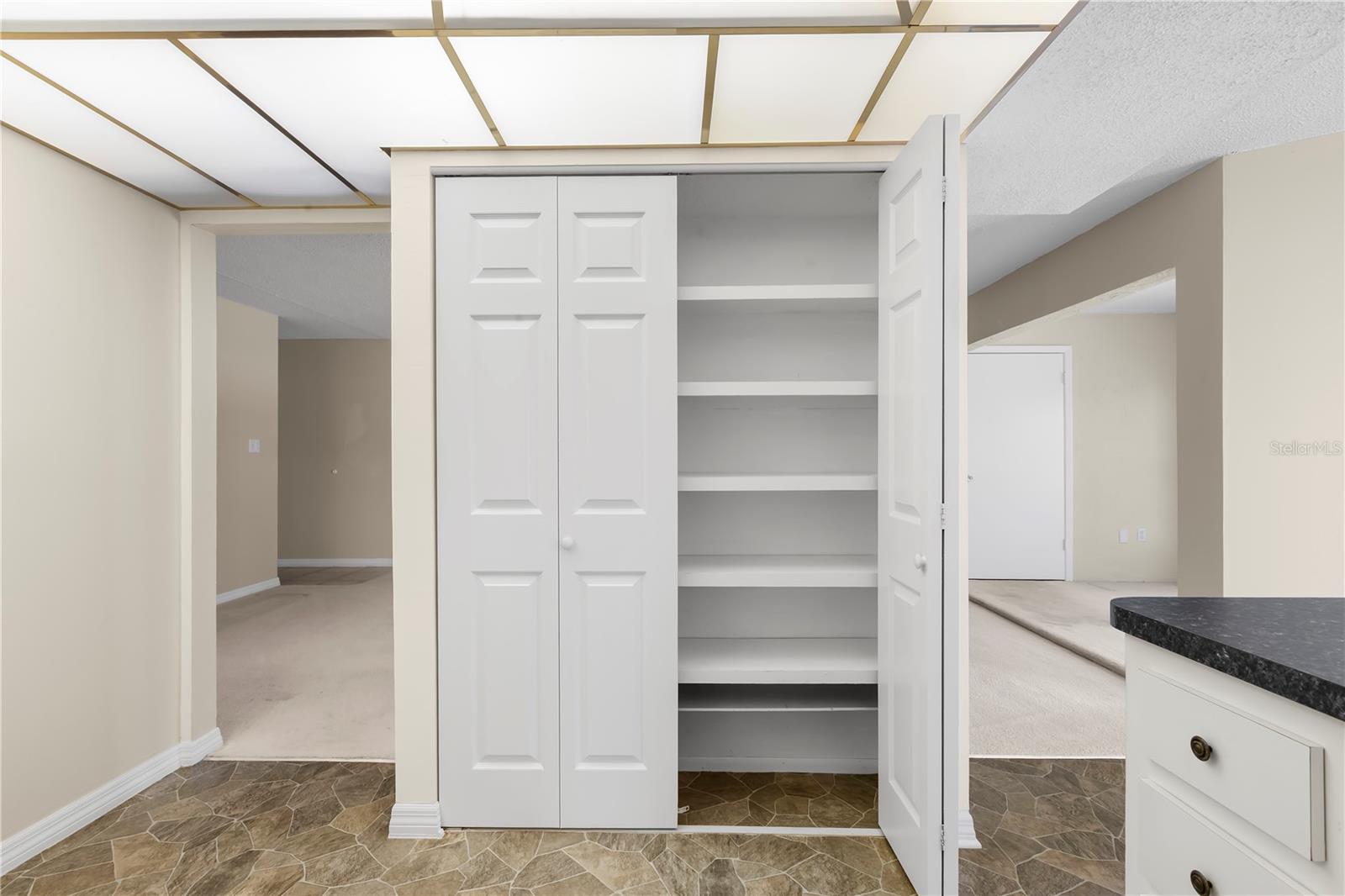 Double wide pantry
