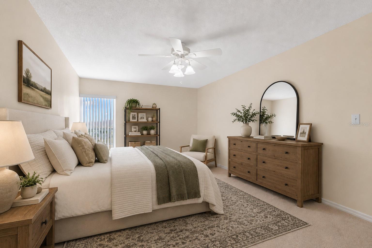 Virtual Staging. Primary Bedroom