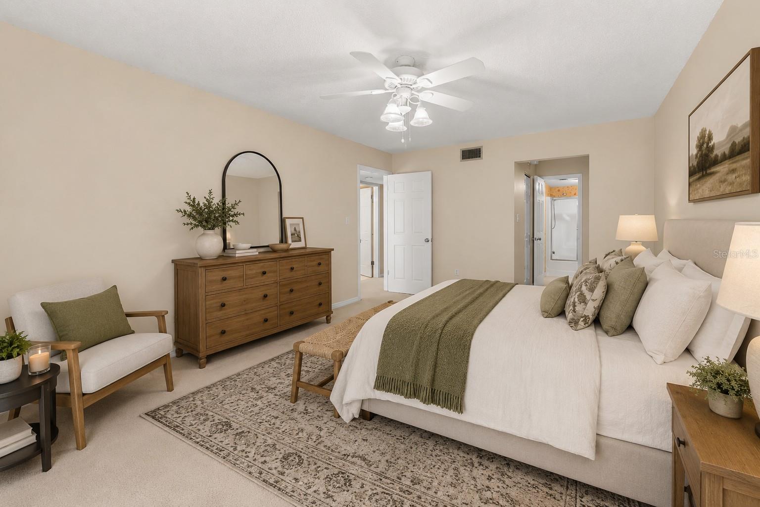 Virtual Staging. Primary Bedroom