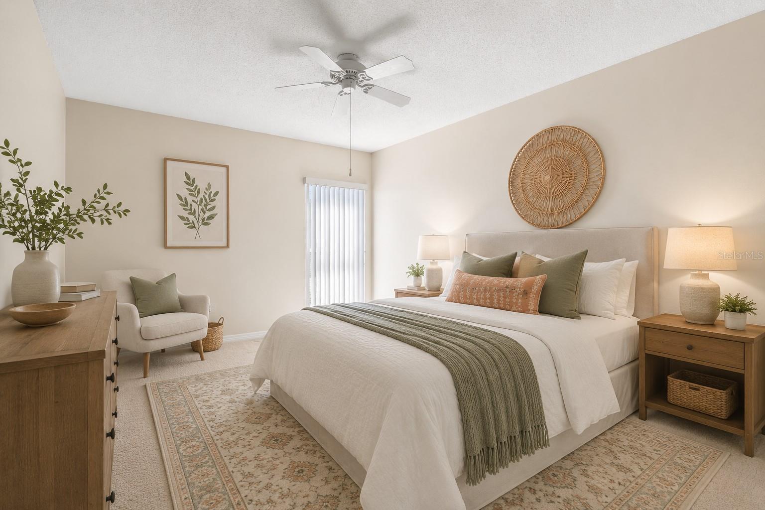 Virtual Staging. Guest bedroom
