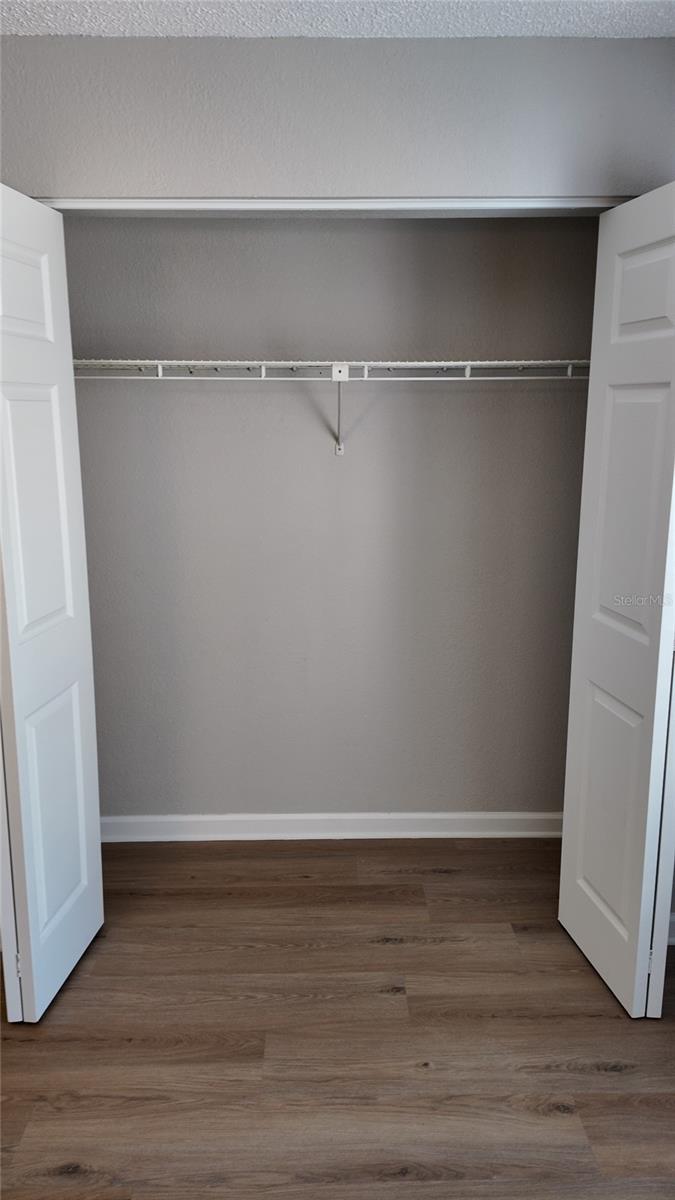 Second bedroom closet.
