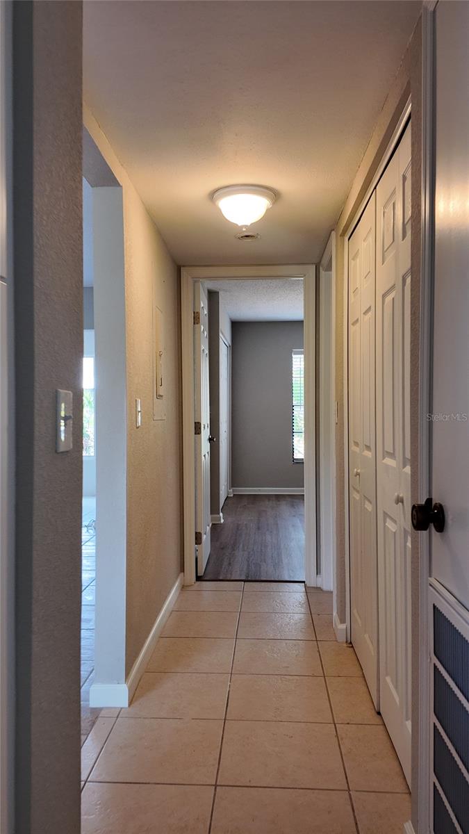 Hallway from kitchen to 2nd bedoorm