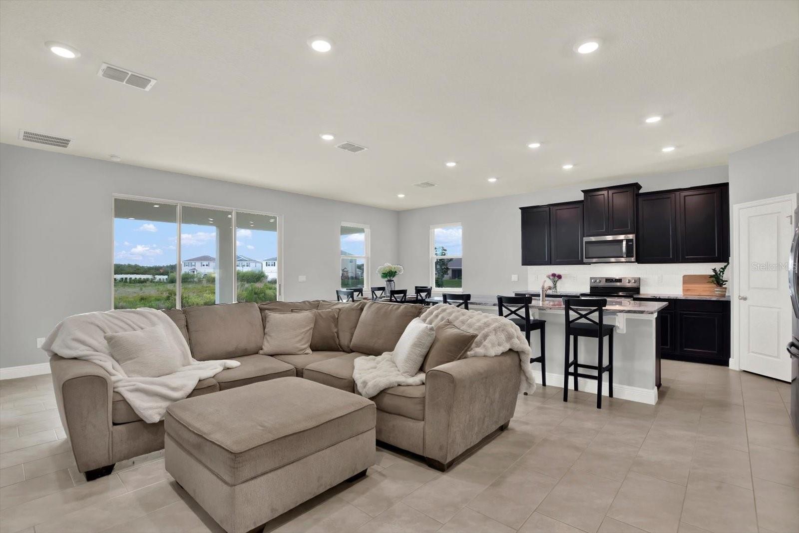 Open floor plan