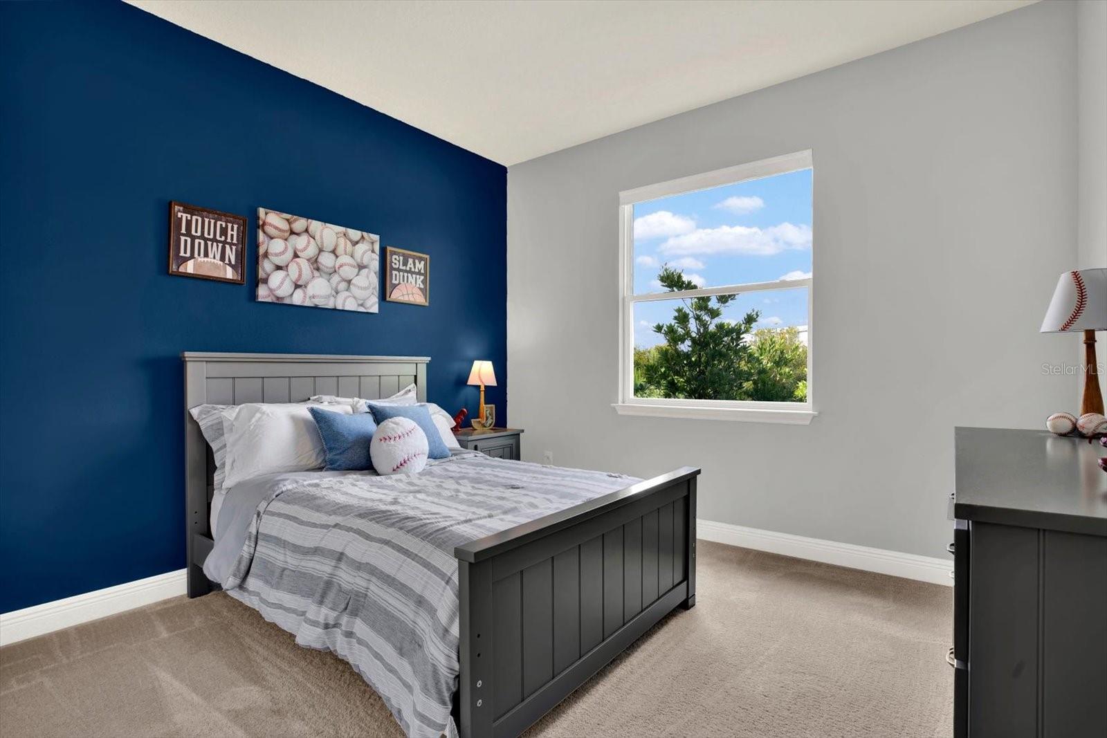 Bedroom 2 in front of house