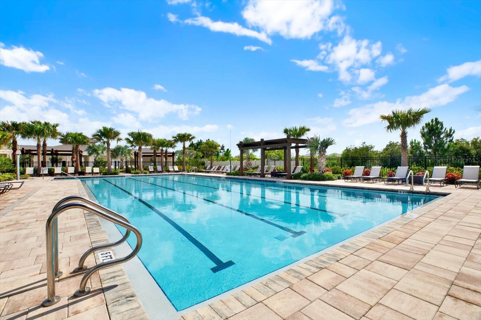 Community lap pool