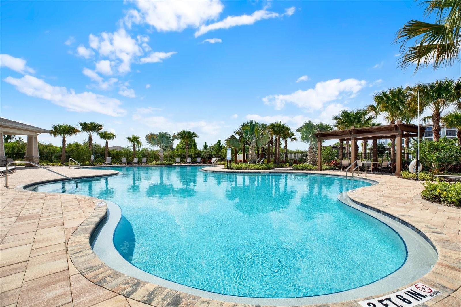 Community resort-style pool
