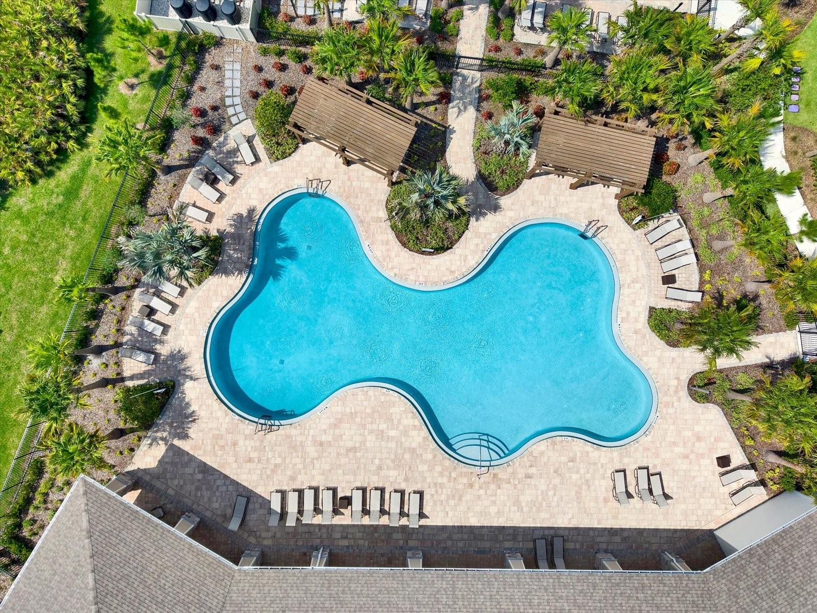 Community resort-style pool