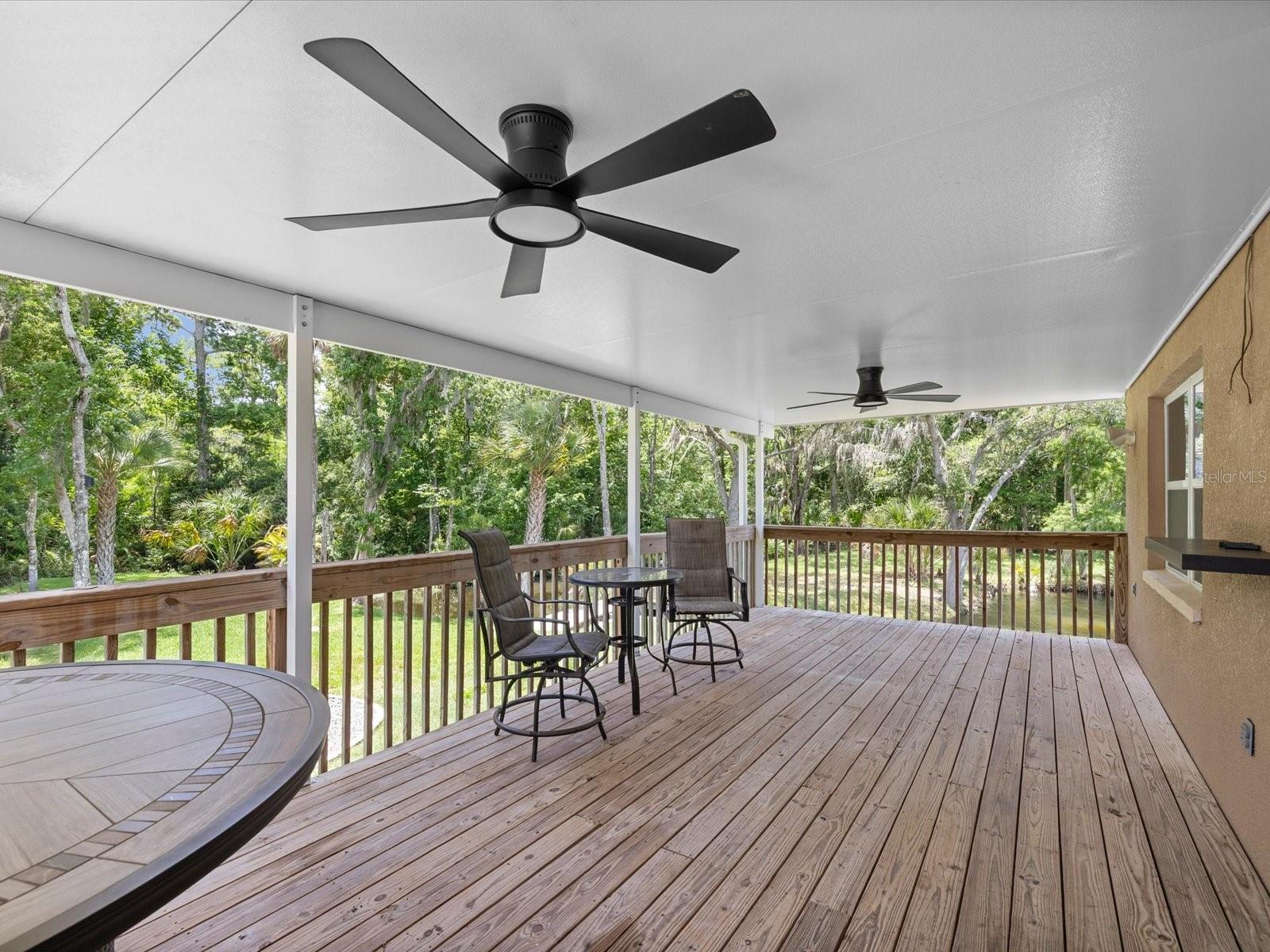 Covered Rear Porch