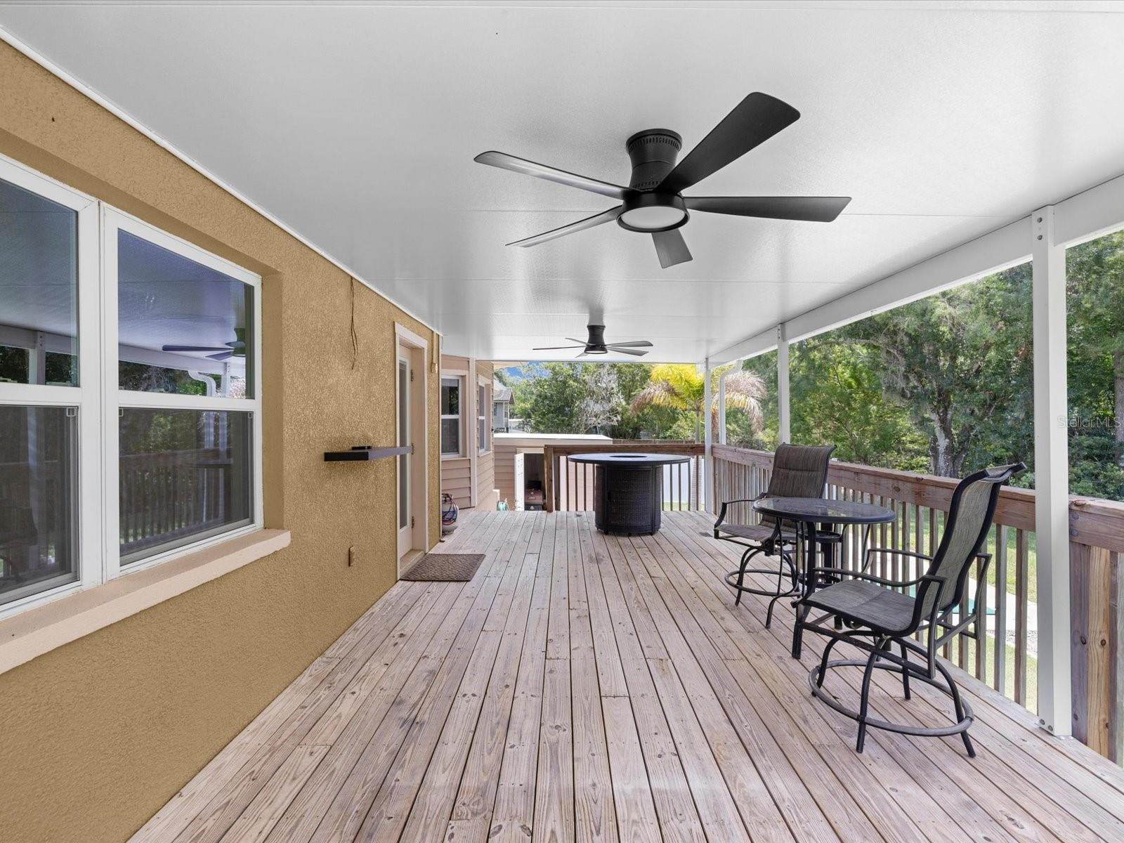 Covered Rear Porch
