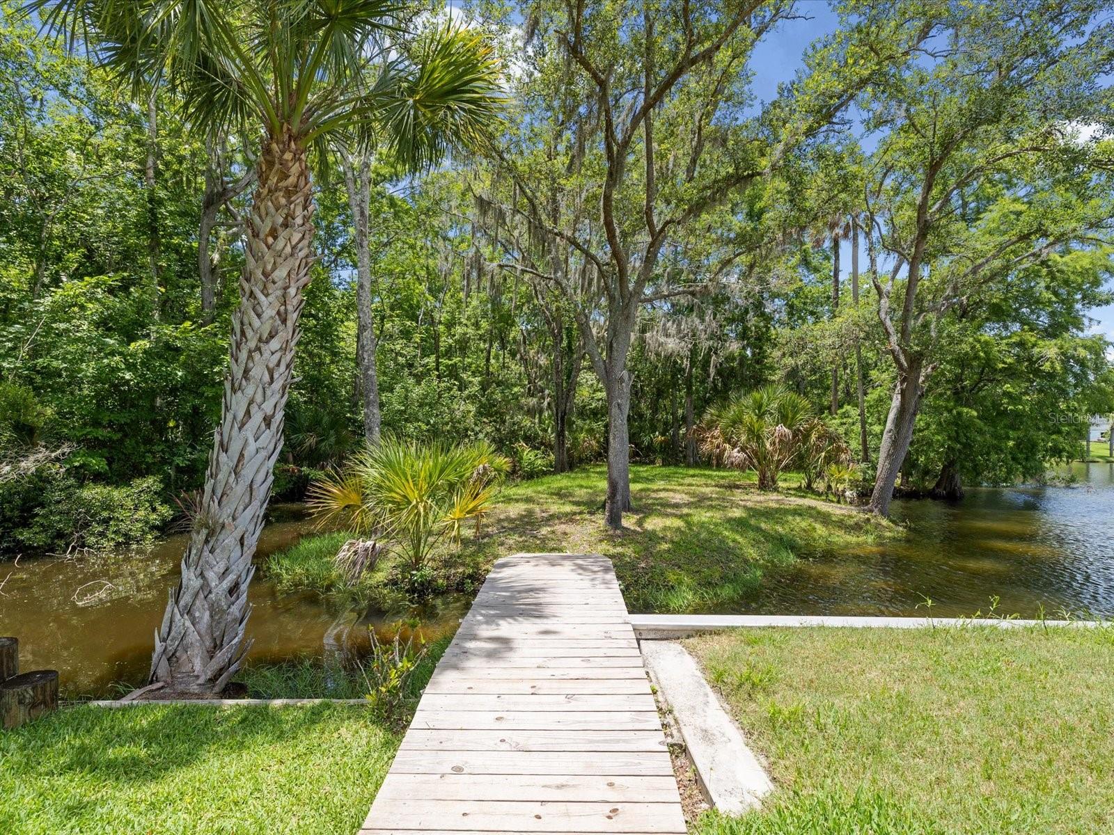Bridge to Private Sitting Area