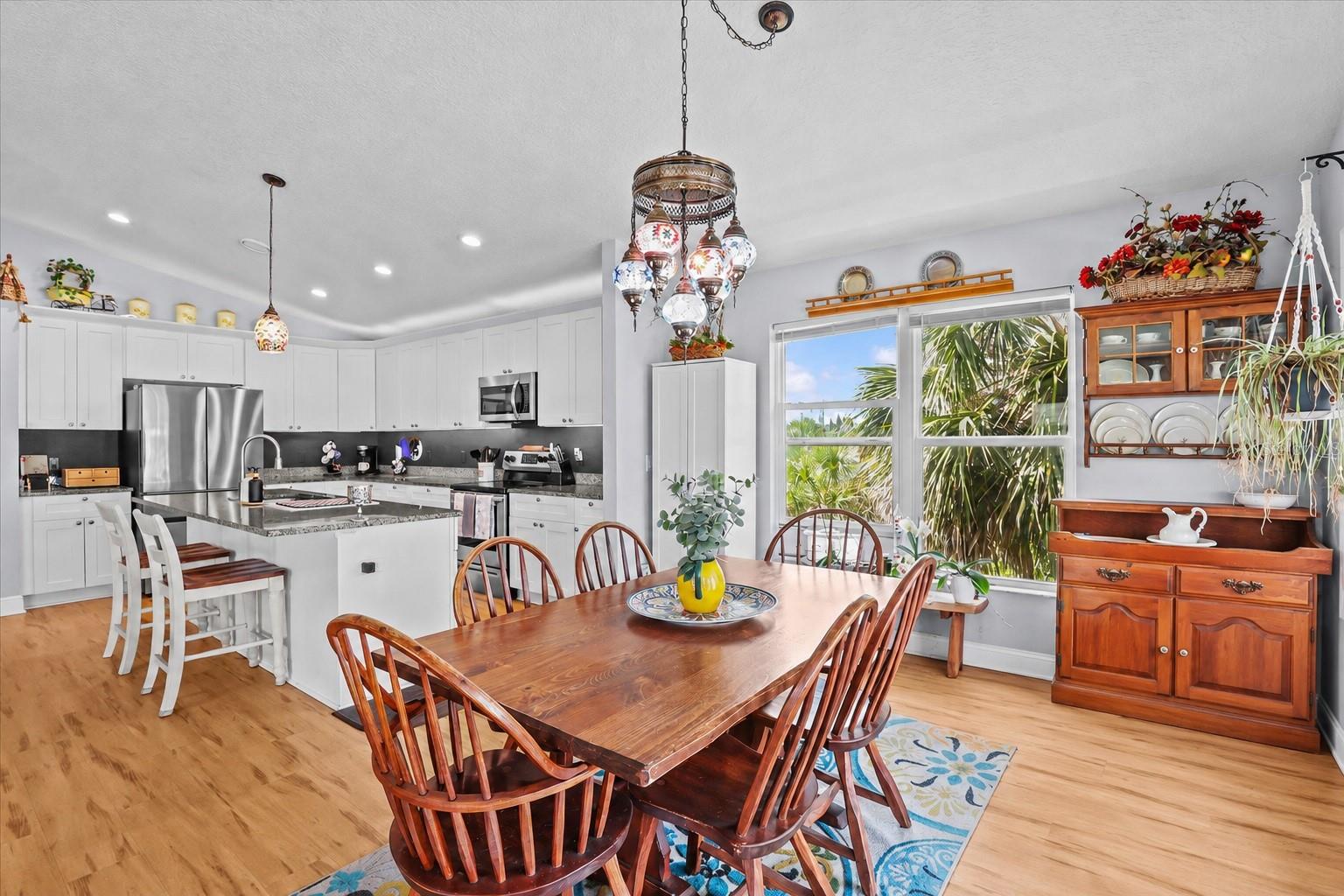 Dining Room off of the Kitchen