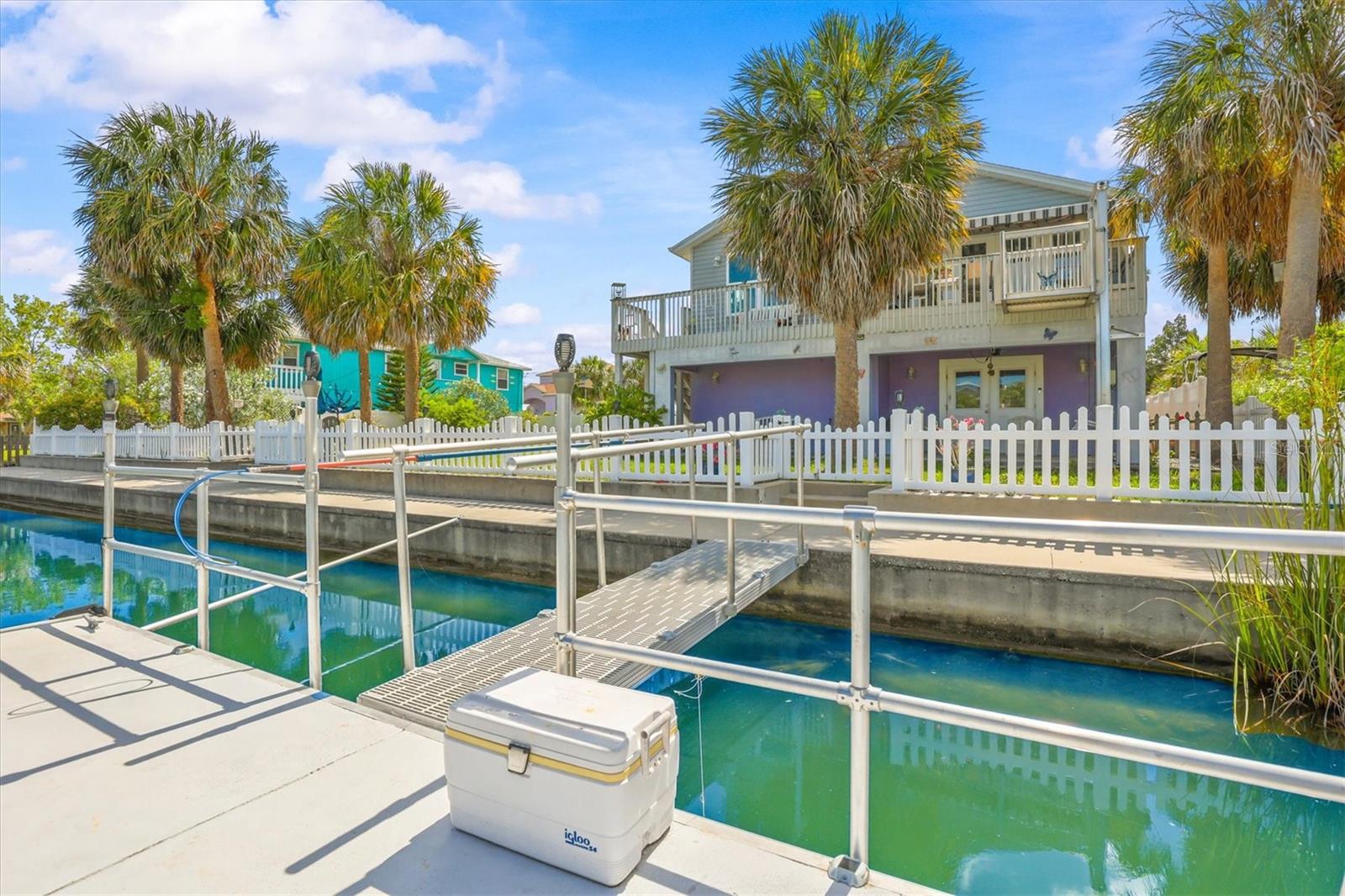 View from Dock to Home