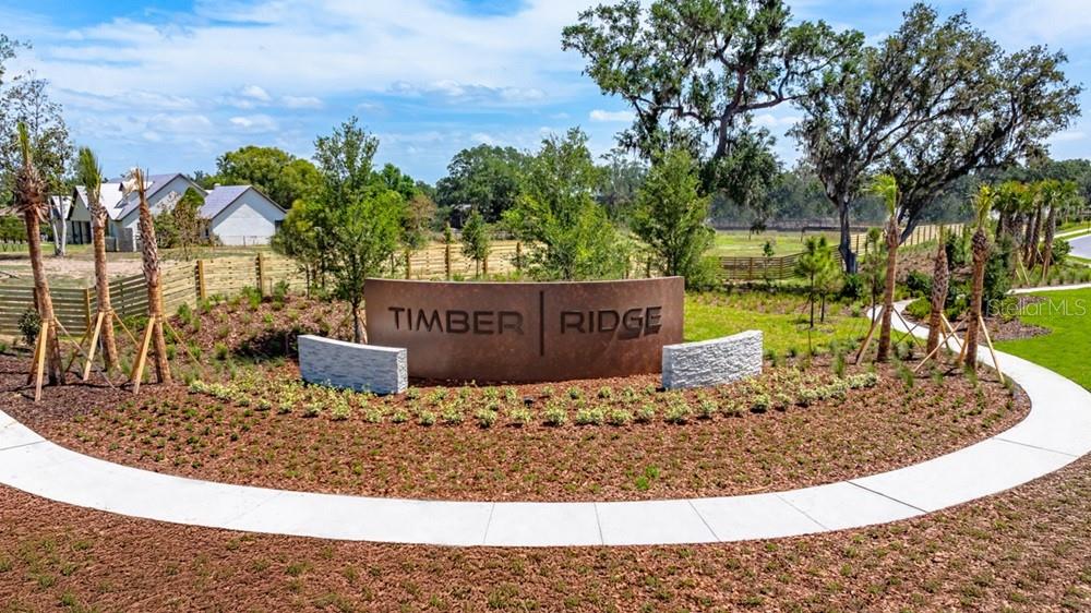 Timber Ridge Community Entrance