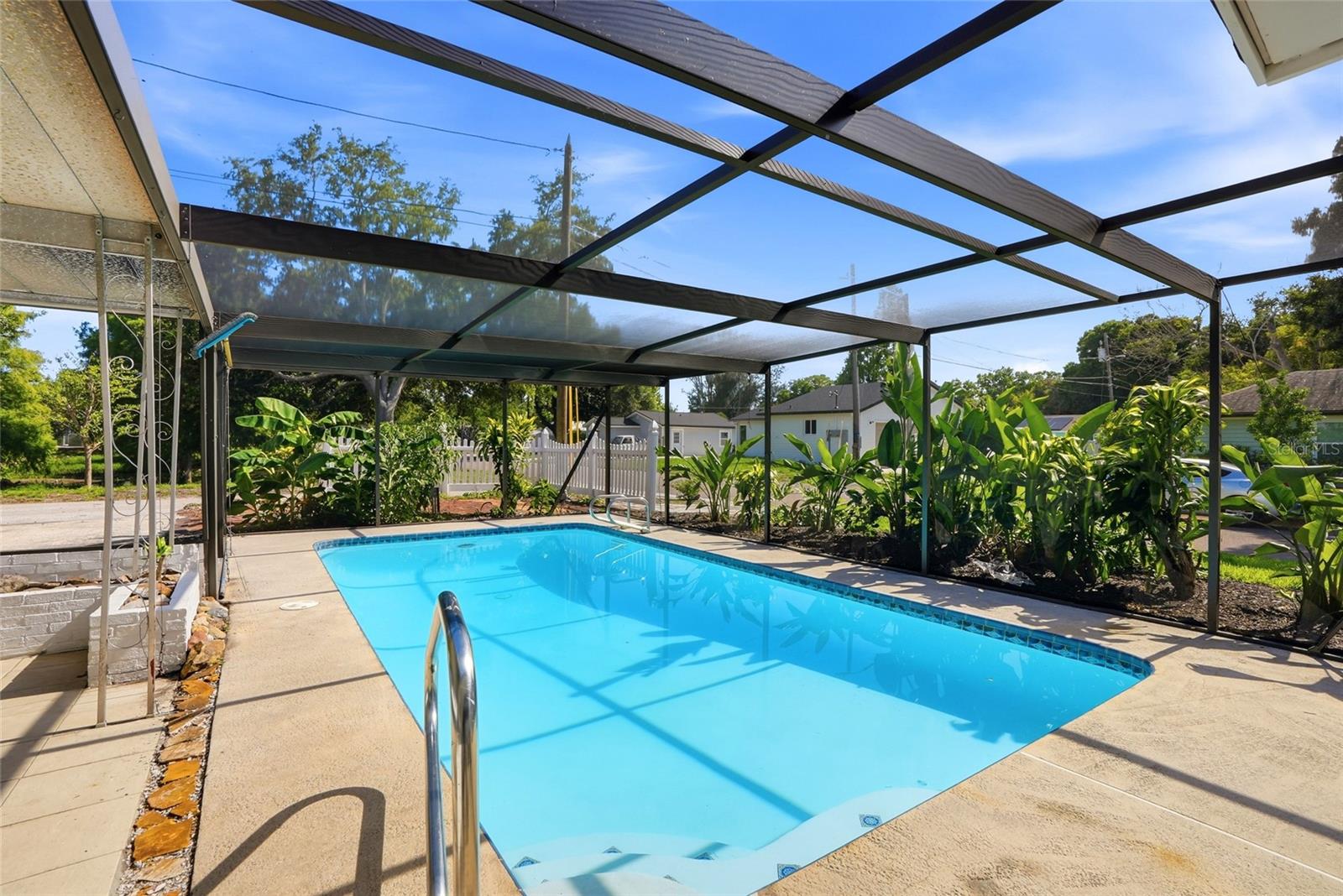 Screened-In Pool Area