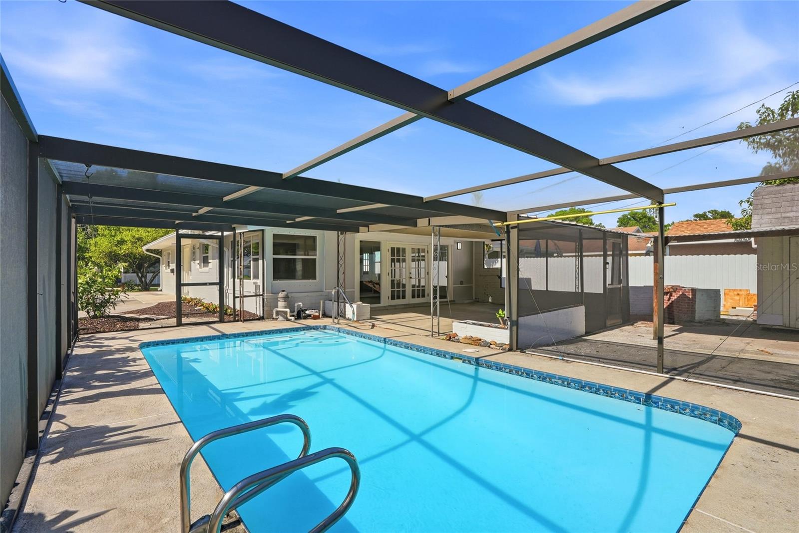 Screened-In Pool Area