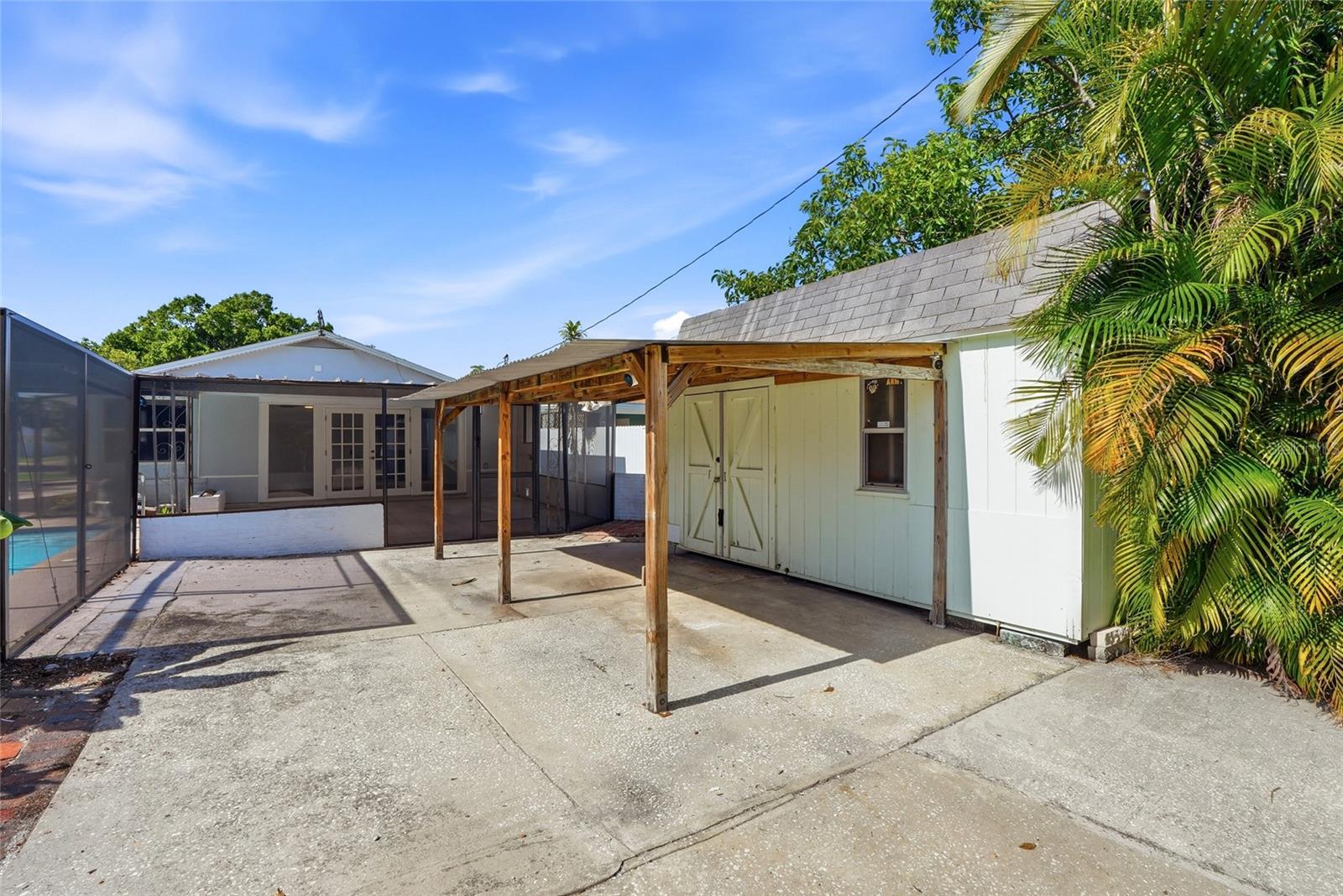 Carport/Secondary Drive Way