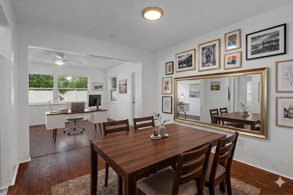 Staged dining Rm