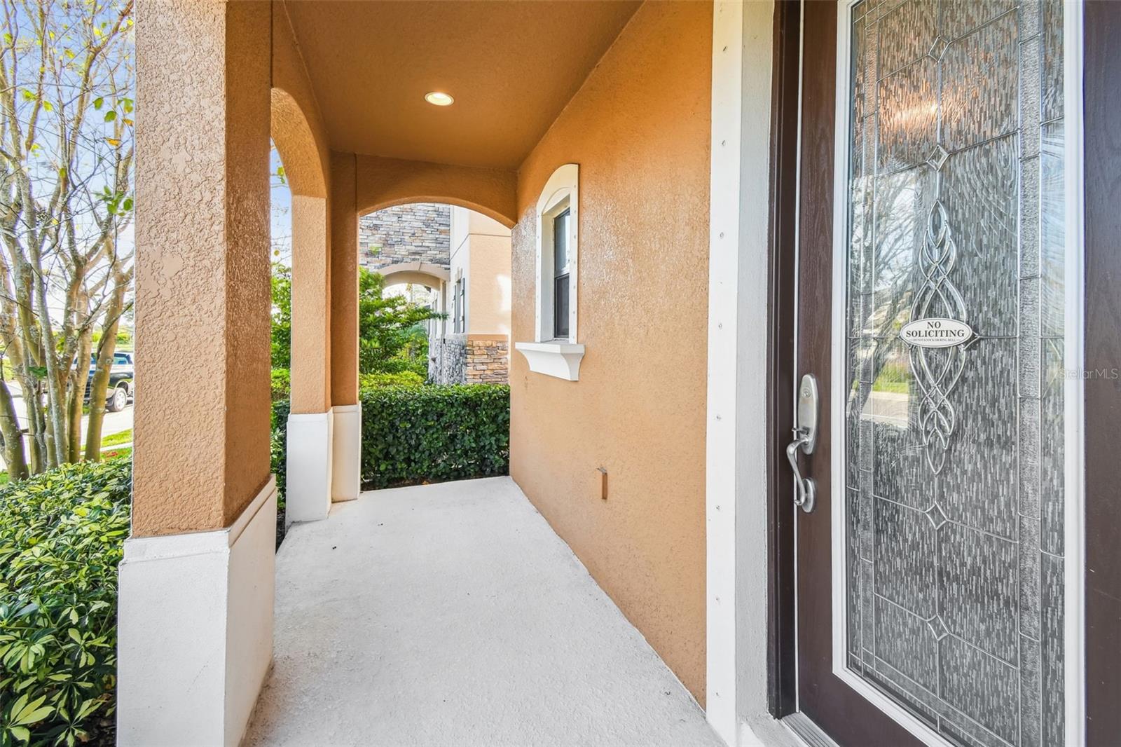 Front covered porch