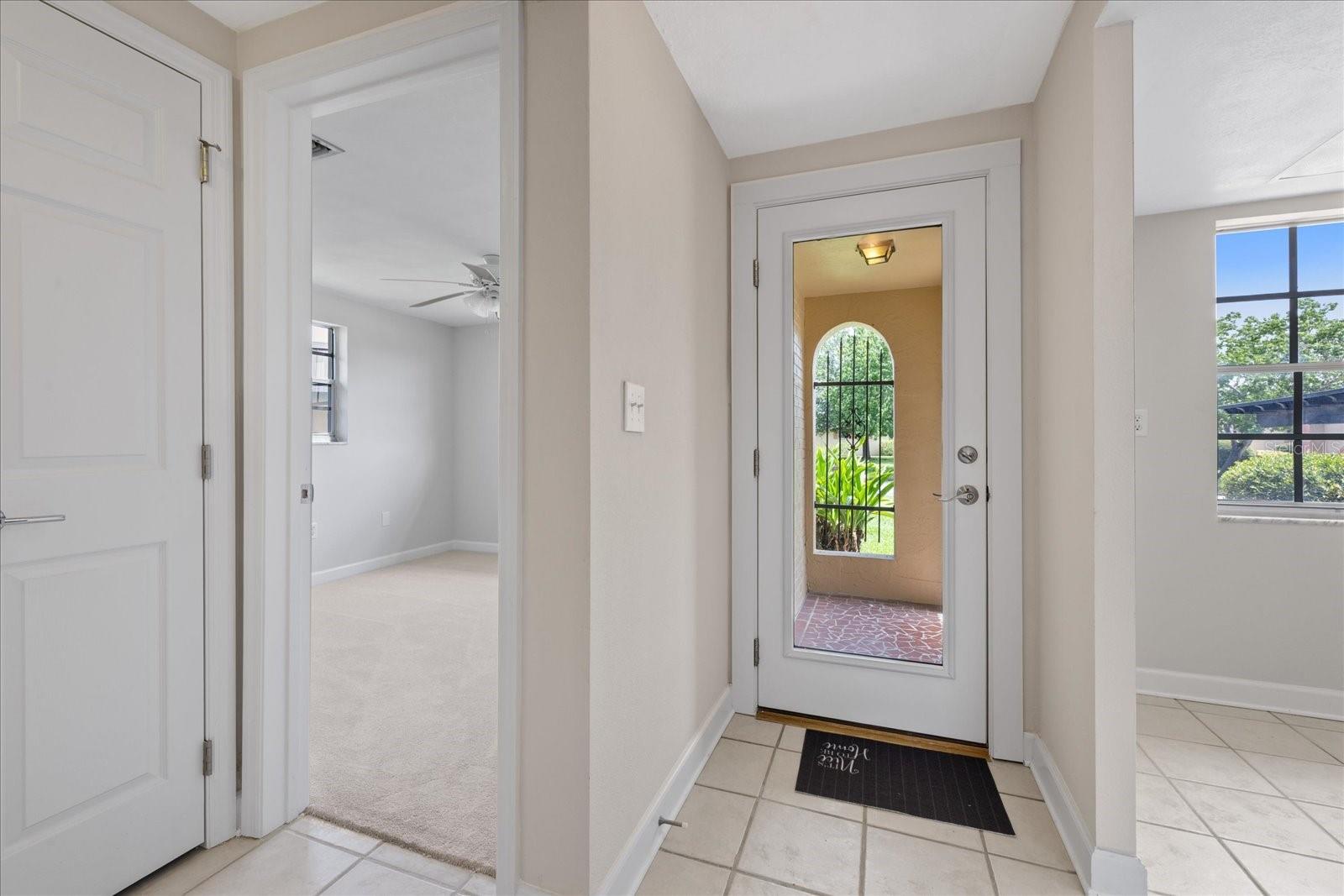 Front hallway entry
