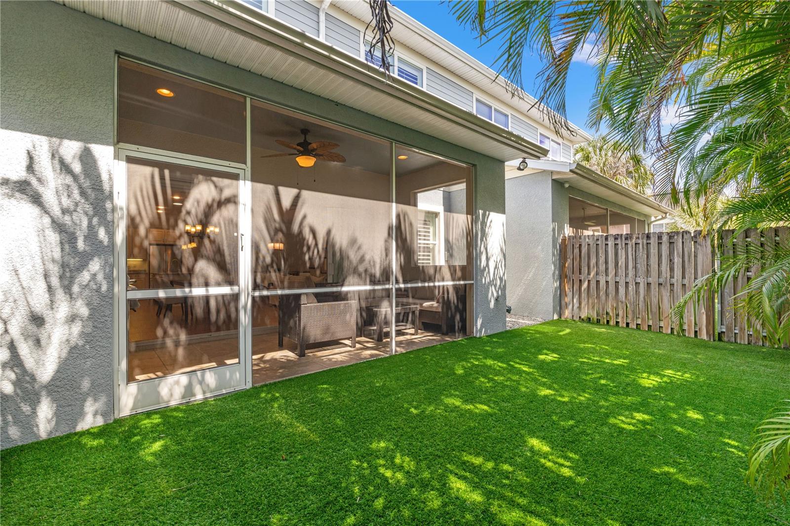Private Turf Backyard & Covered Patio