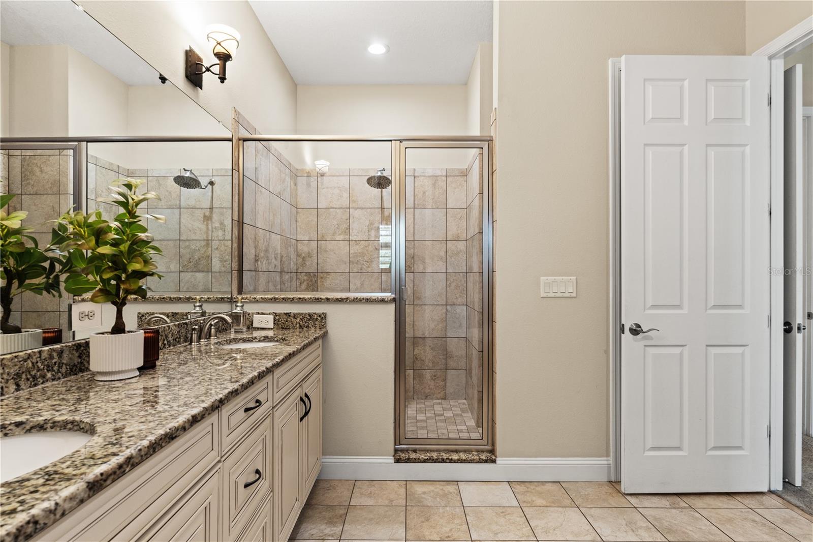 Primary Bathroom with Dual vanity, Bath, Shower