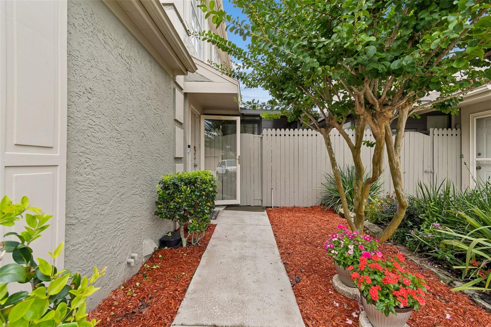 Private courtyard entrance