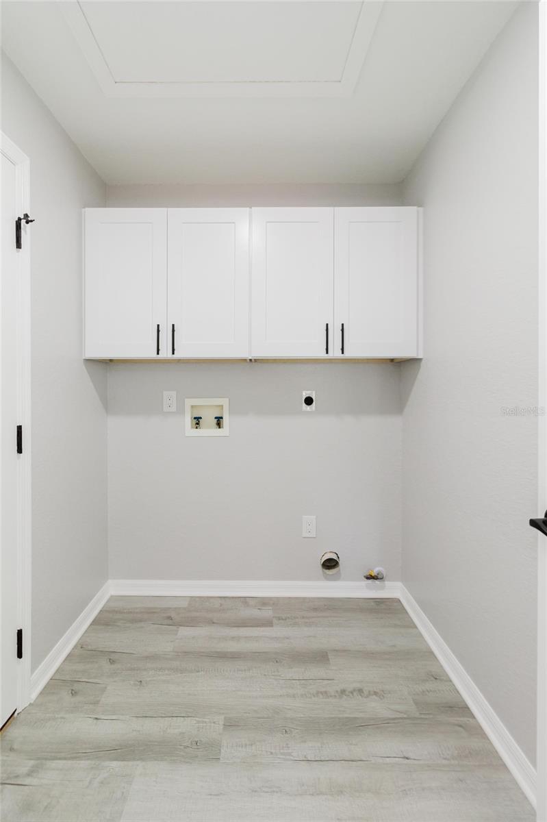 Inside Laundry room