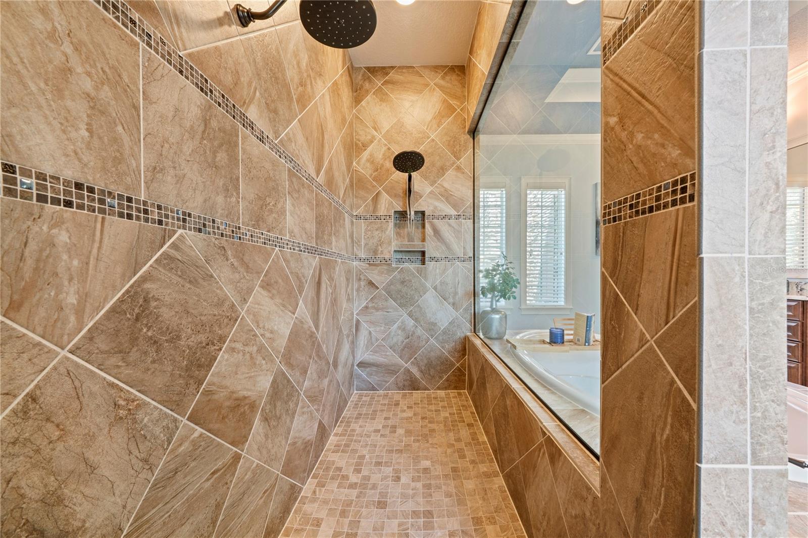 Dual-head Primary shower