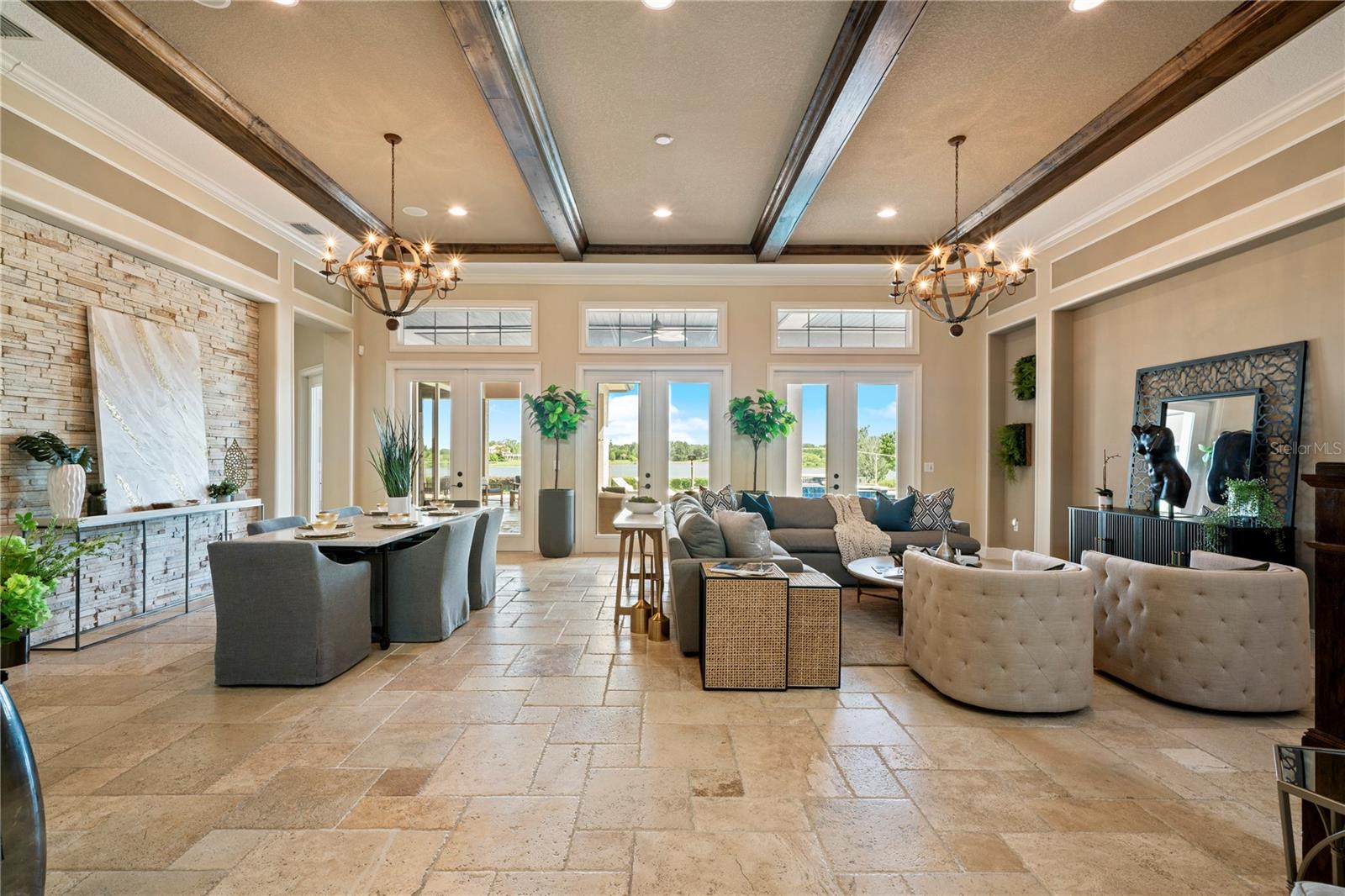 Formal Living/Dining as you enter the home
