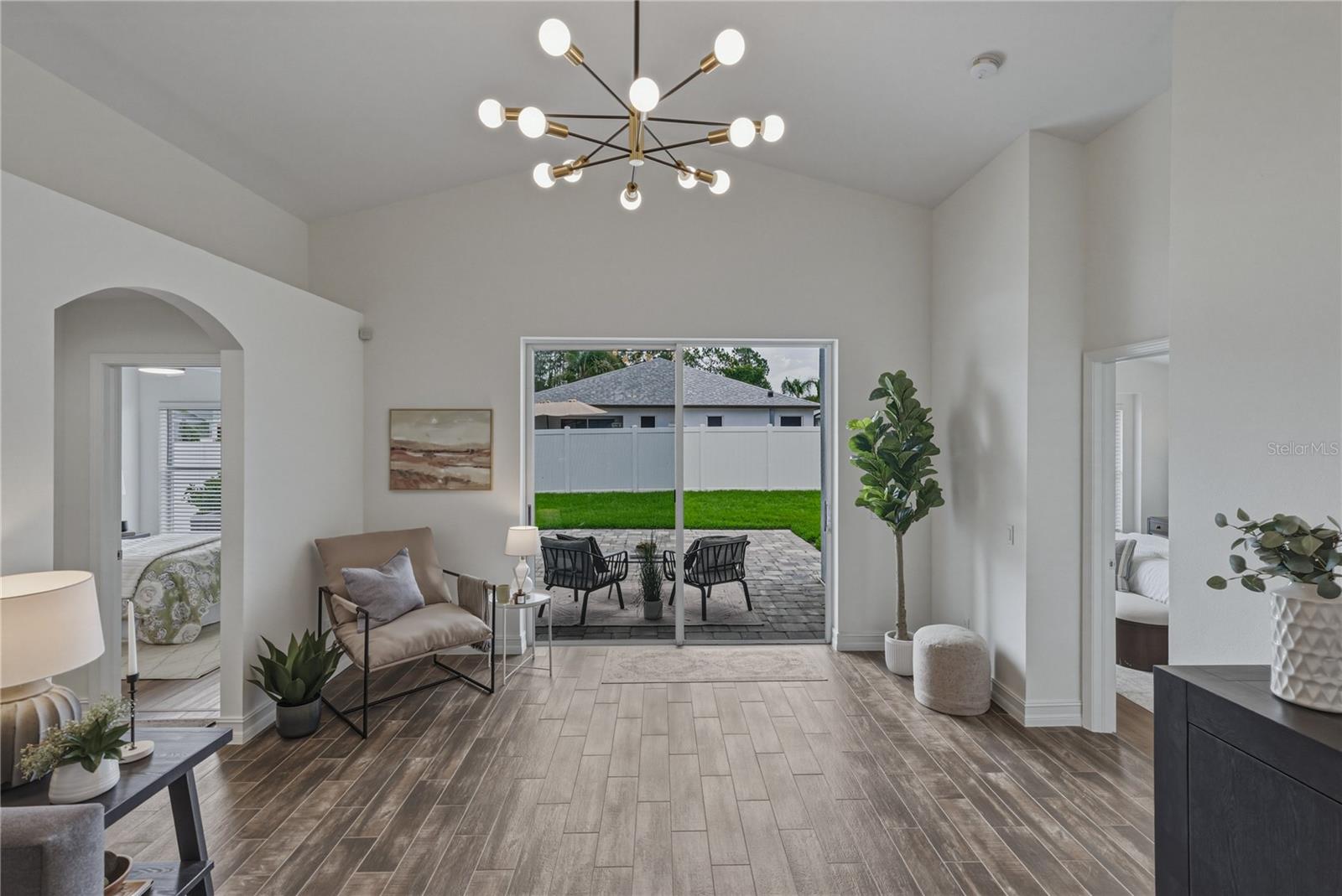 Family Room open with Lots of Natural Light