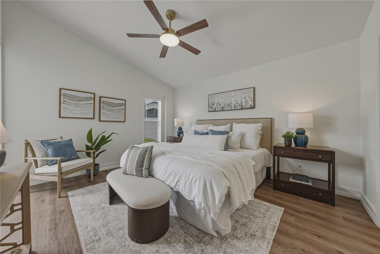 Primary Suite with Vaulted Ceilings
