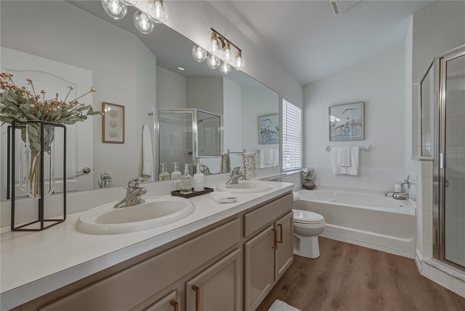Primary Bath with Dual Sinks