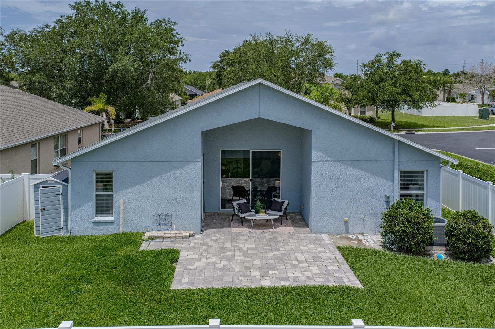 Covered Lanai and Paver Extended Patio
