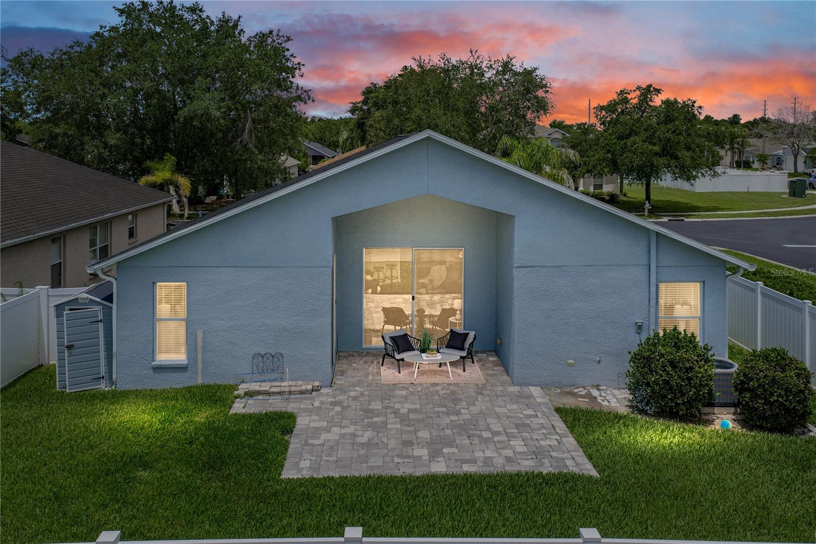 Covered Lanai and Paver Extended Patio