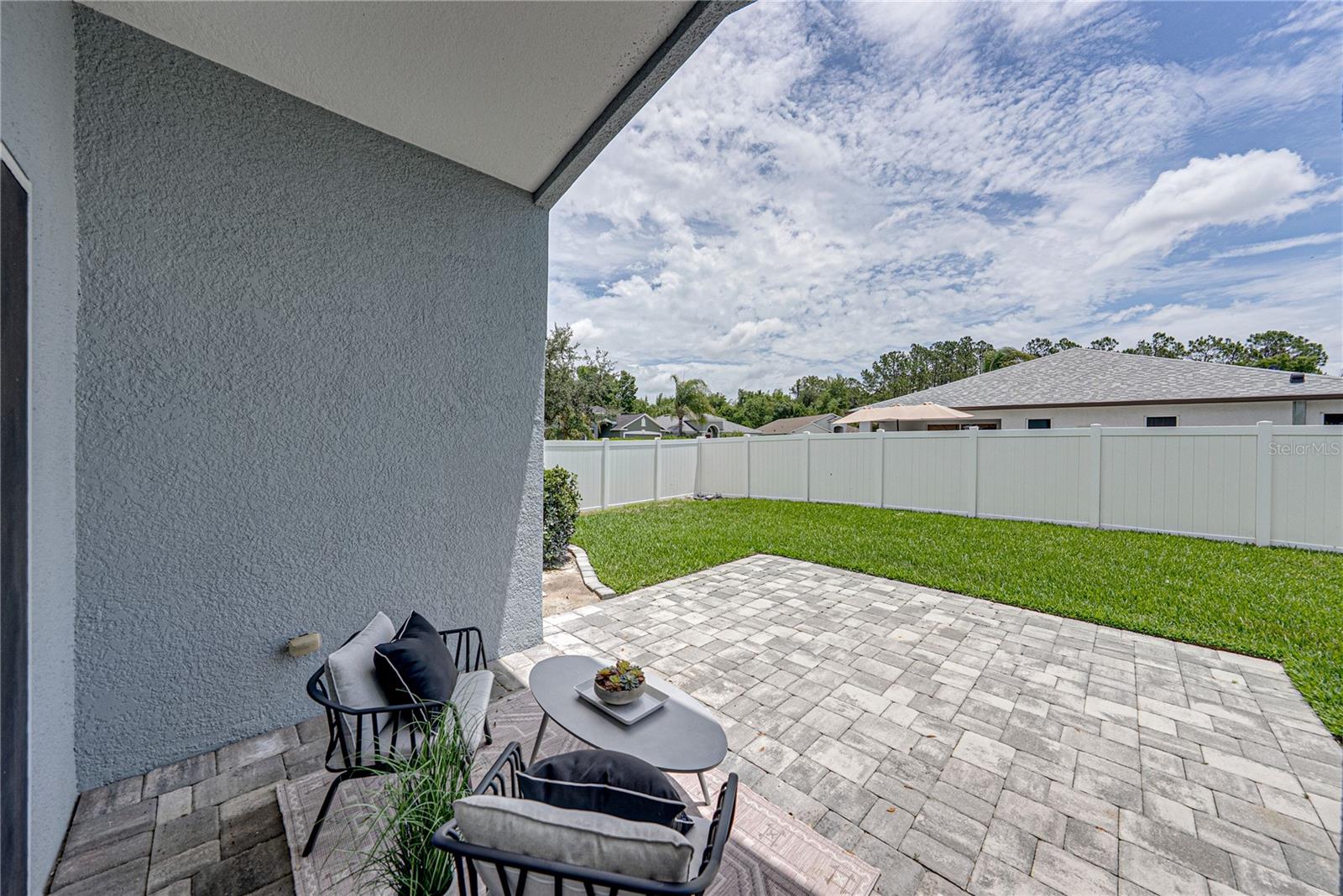 Covered Lanai and Paver Extended Patio