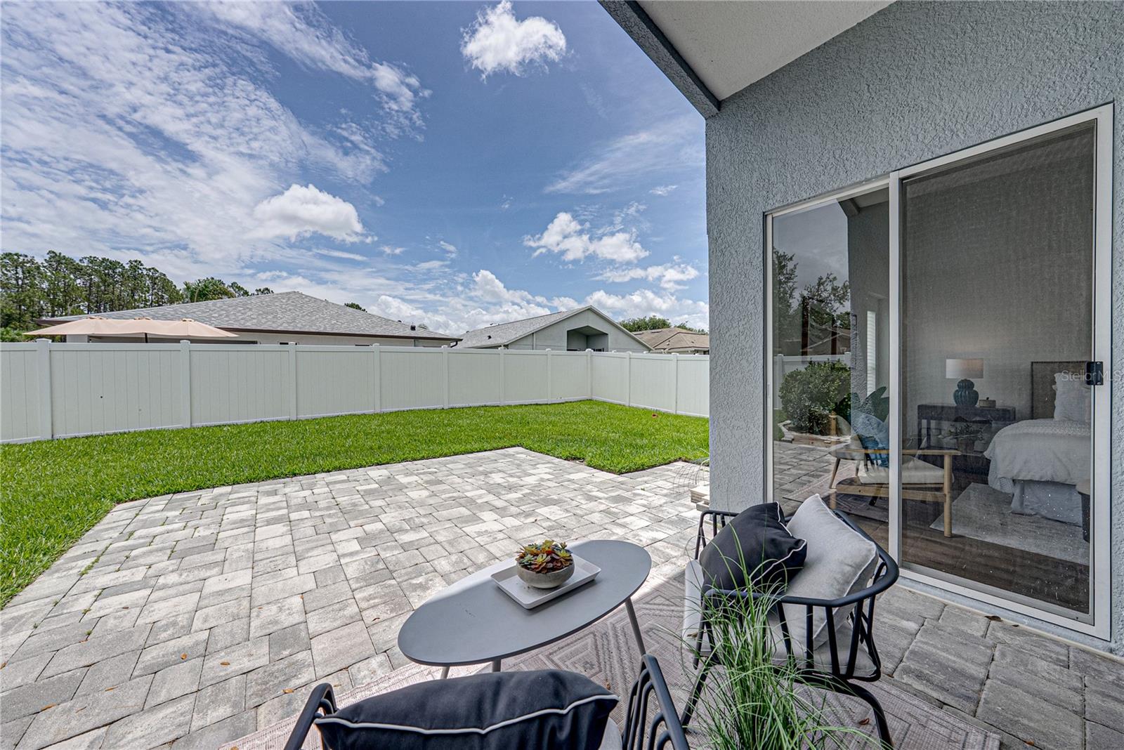 Covered Lanai and Paver Extended Patio