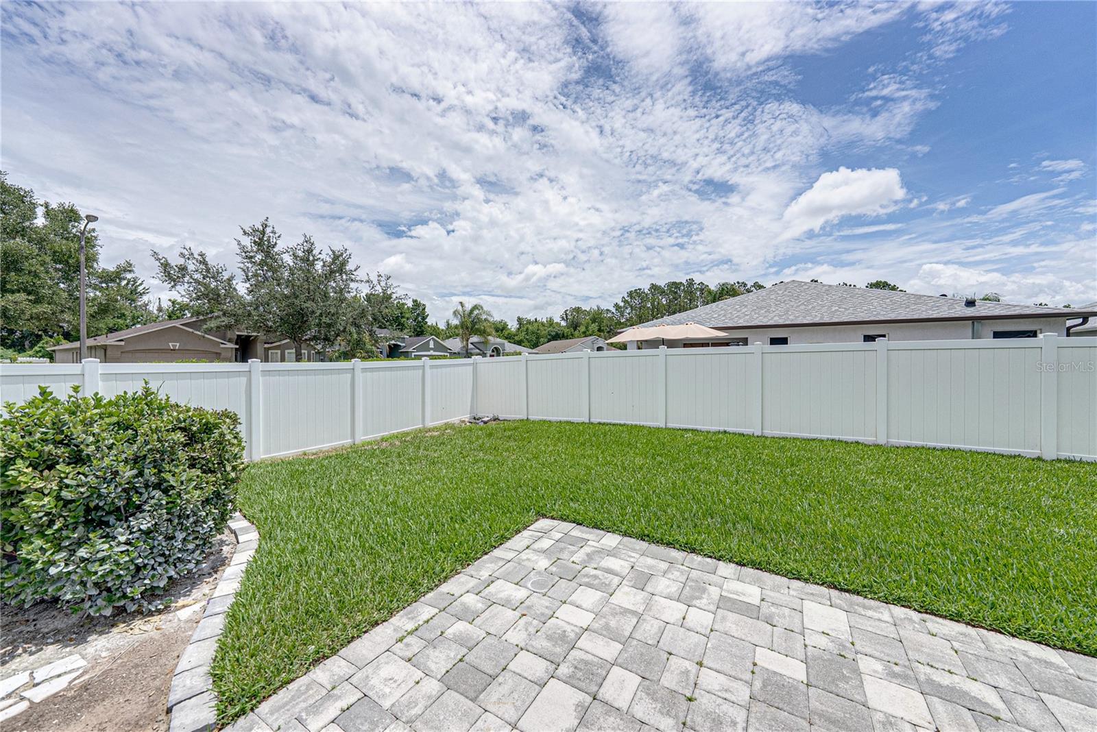 Rear Fenced Yard