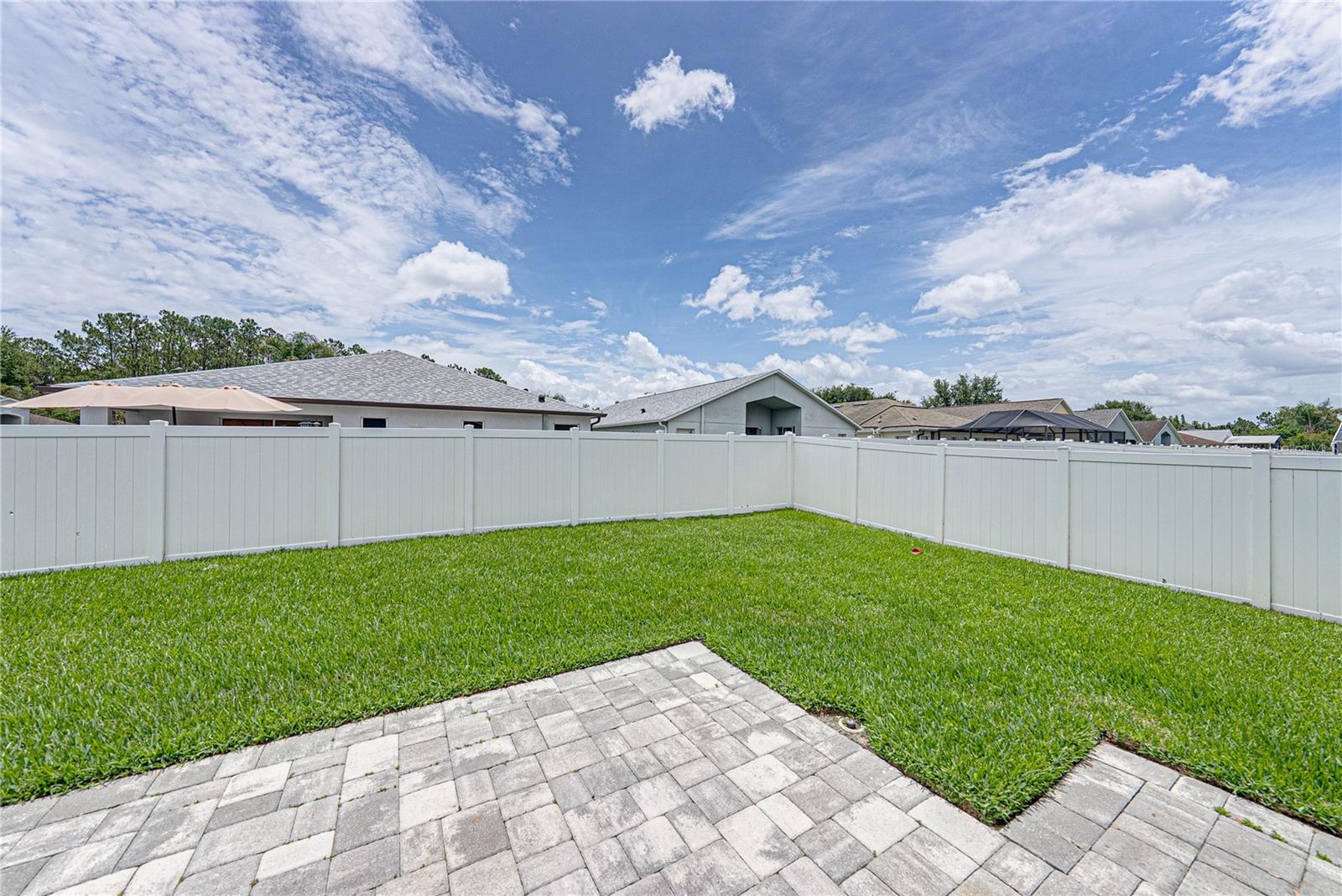 Rear Fenced Yard