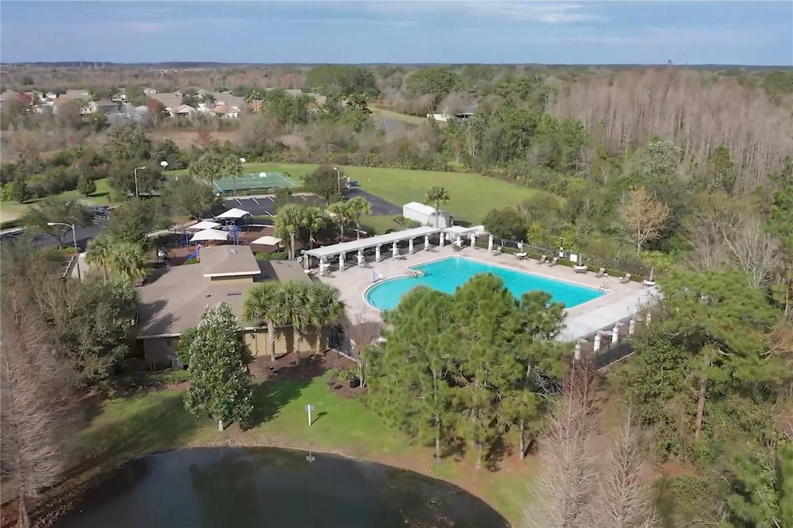Community Center with Pool, Playground, Gym, Tennis, Basketball, Sand Volleyball and Sports Field.