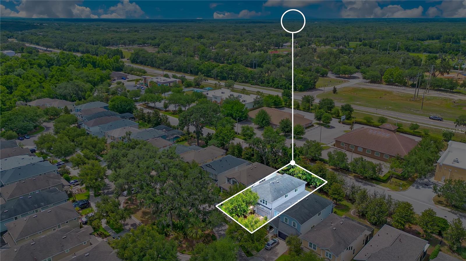 Aerial View of Property