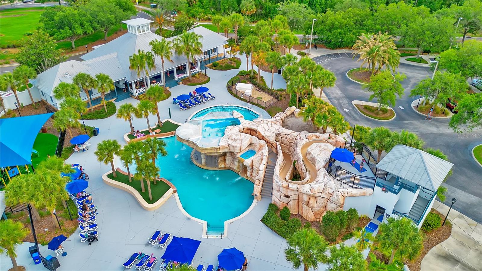 Water Slide at the Aquatic Center