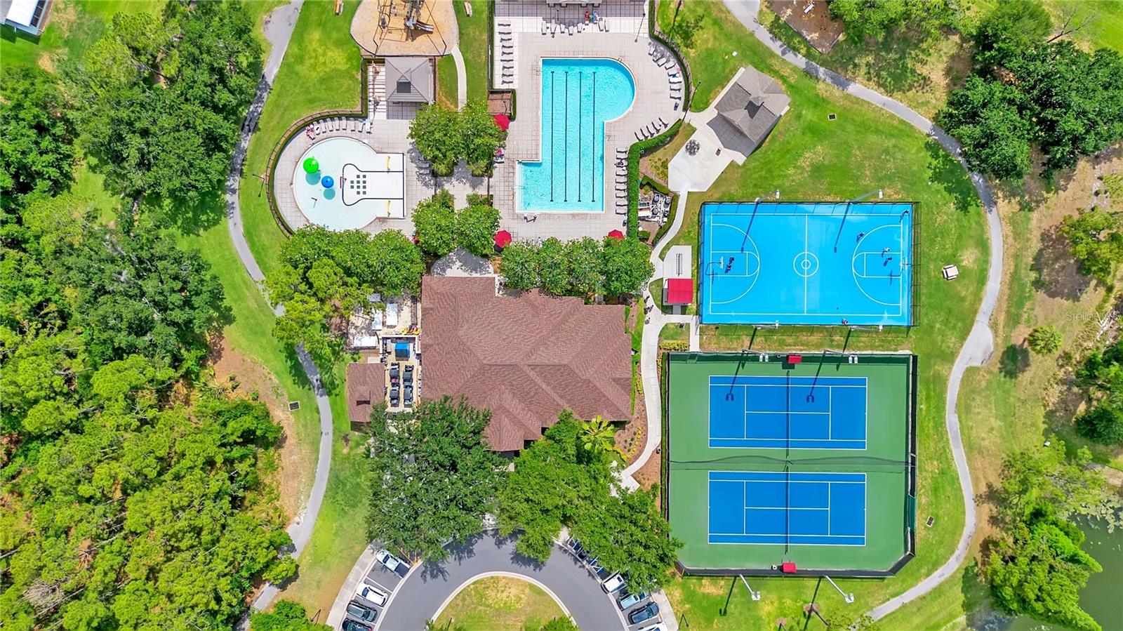 Osprey Community Pool, Splash Pad, Tennis and Basketball courts