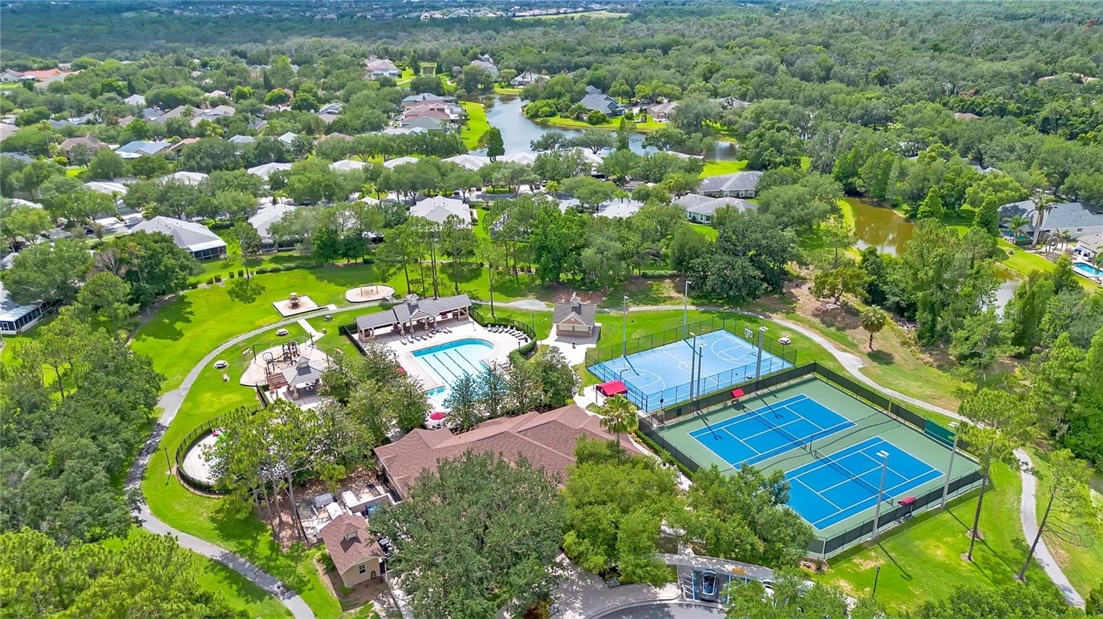 Osprey Pool, Playground, Splashpad, Tennis Courts and Basketball Court