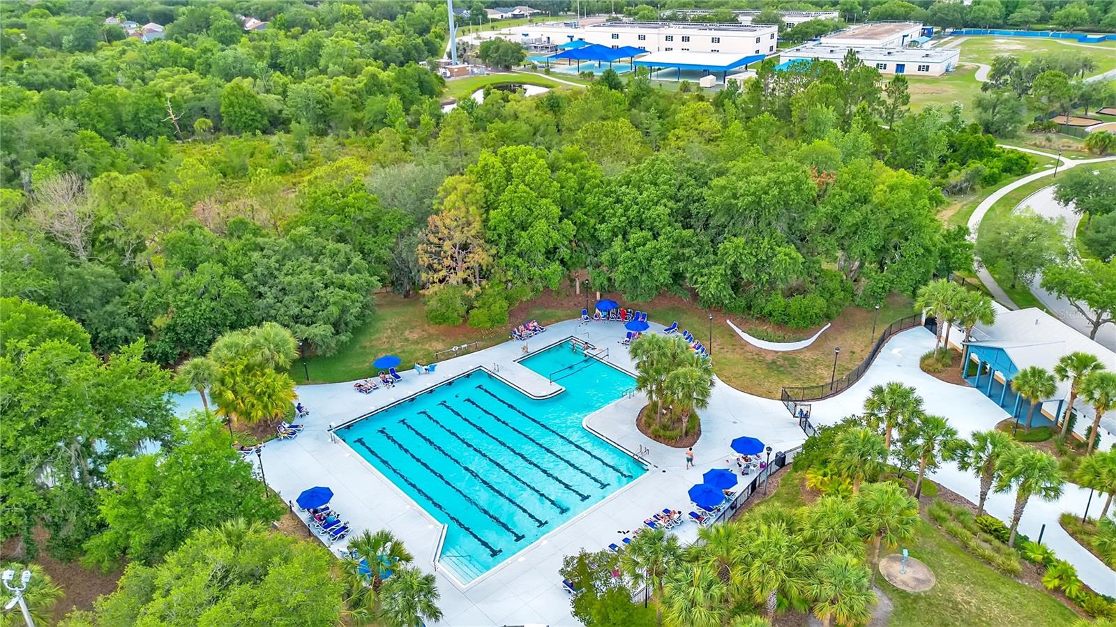 Lap and Sports Pools at the Aquatic Center